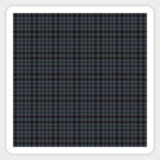 Plaid by Suzy Hager           Aluminum Collection, Shades of Grey, Blue and Black Sticker